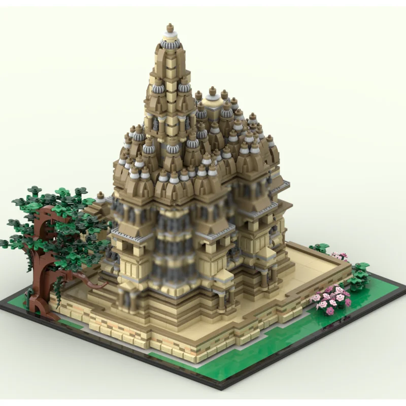 Mittelalterliche Burg MOC Bausteine Die Große Göttliche Residenz Technologie Modulare Blöcke Geschenke Weihnachtsspielzeug DIY-Sets Montage