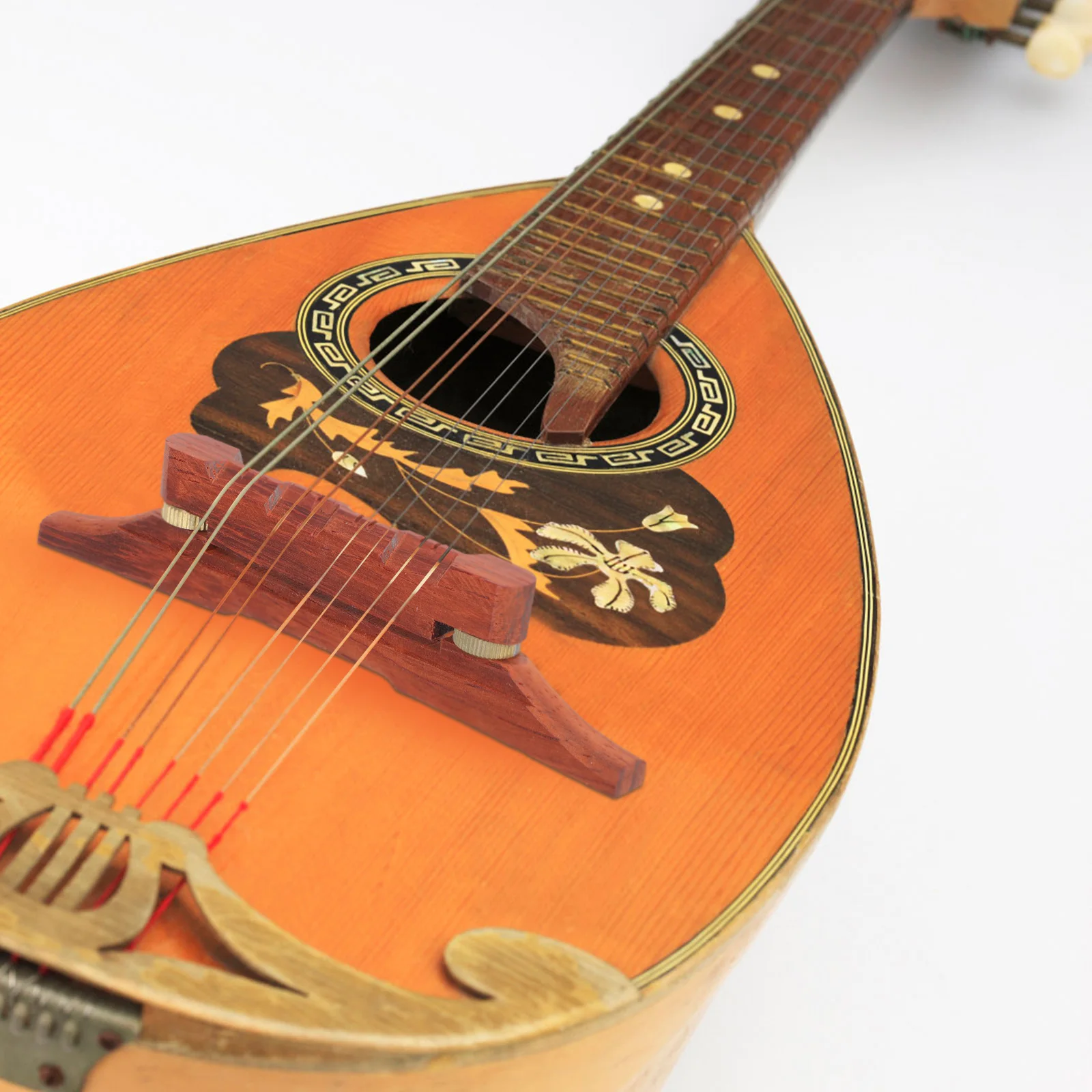 

Premium Rosewood Mandolin Bridge Replacement Durable Wooden Adjustable String Bridge For Guitar Components Simple Design Easy