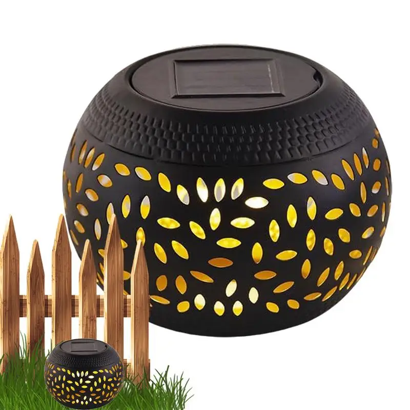 

Solar Outdoor Mosaic Lantern Waterproof Table Lamp Mosaic Night Light For Patio Outside Lanterns Decorative For Yard Garden