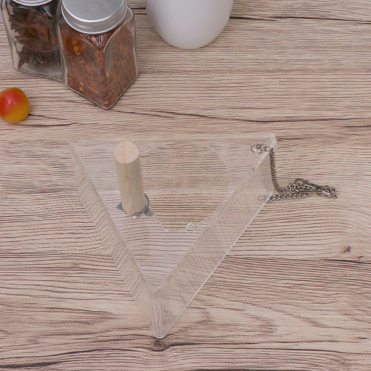 

Durable Bird Feeder Weatherproof Suction Cup Large Capacity Transparent Acrylic Material Squirrel Proof Dry Safe Mold Resistant