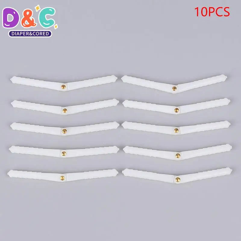 10PCS High Quality Diameter 2.5mm 4.5mm Plastic Pin Hinge For RC Airplane Model Wing Airplane Model Accessories