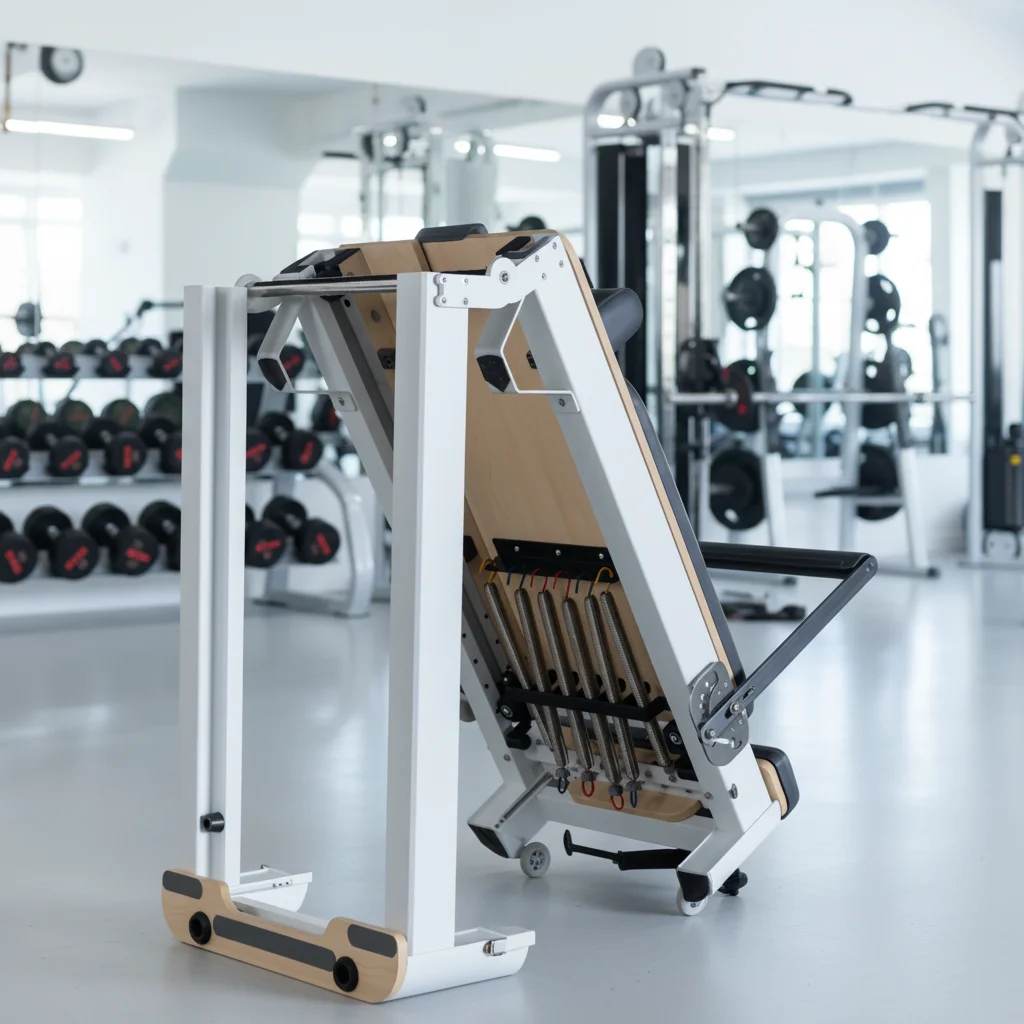 

Portable Foldable Aluminum Alloy Pilates Reformer Machine Adjustable for Body Shaping for Yoga Studios and Gyms