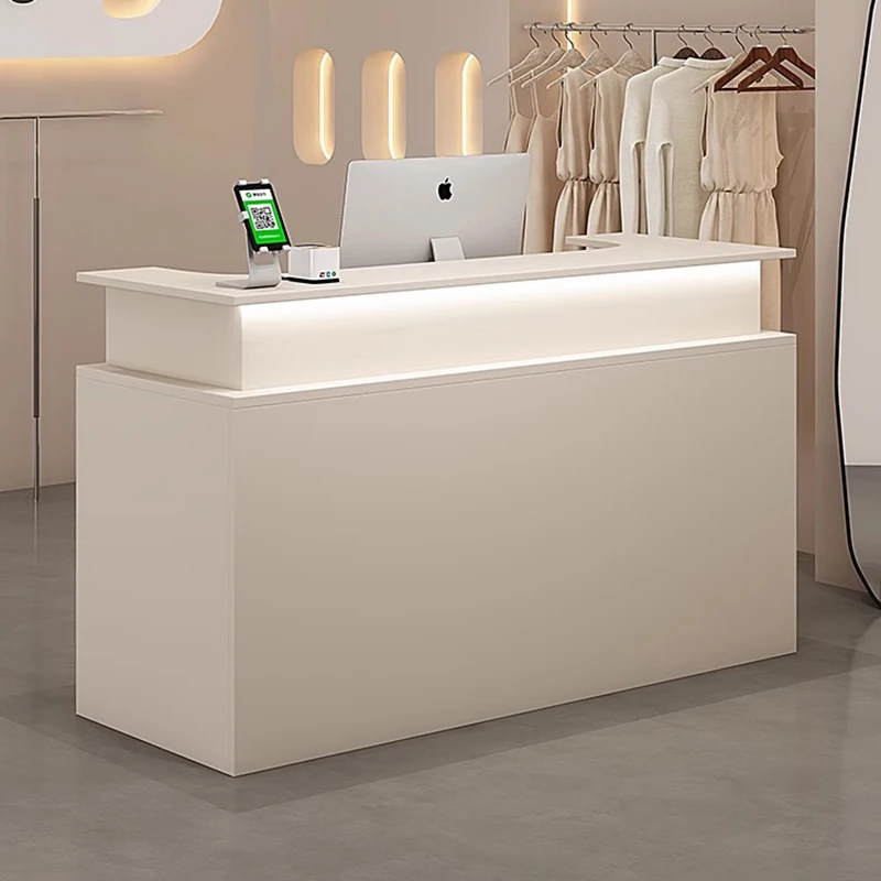 

-ForCompact Office Reception Desks Beauty Salon Modern Simple Bar Counter Small Garage Gym Professional Empfangtheke Home Furnit