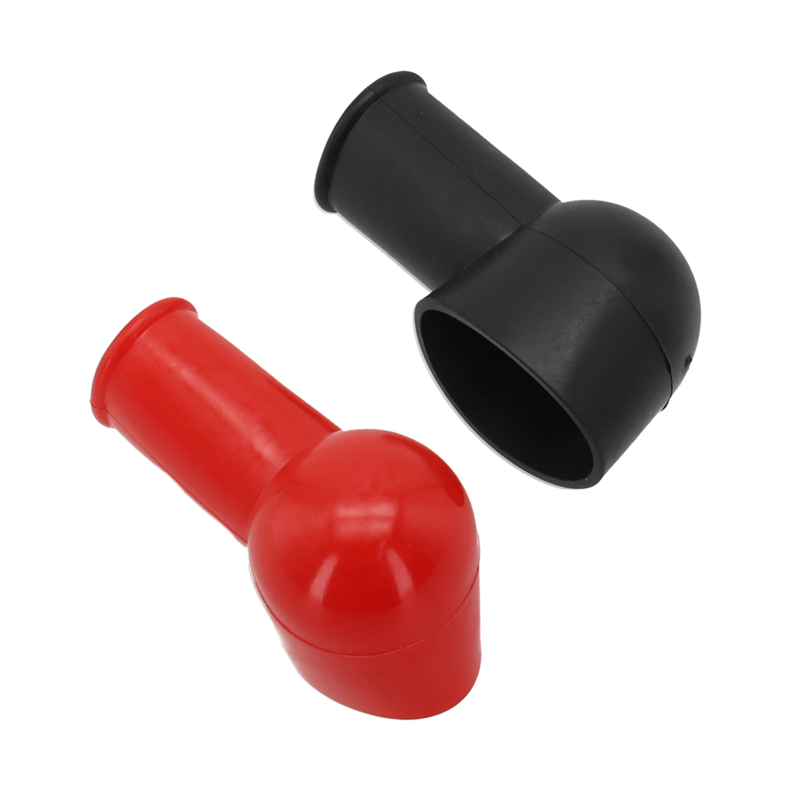 Automotive Battery Terminal Protector, Heat Insulation and Dustproof, Long lasting Performance, Black and Red, 2pcs