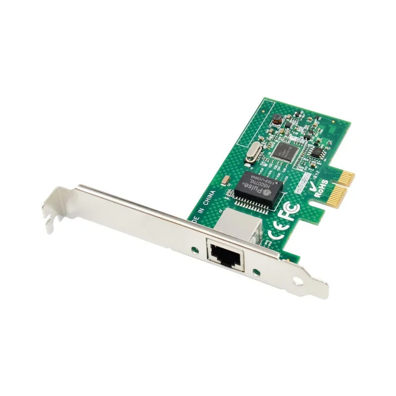 1 port PCIe X1 Single Port Gigabit Ethernet Network Adapter PCI Express Ethernet Controller Chip Intel I210AT 10/100/1000Mbps