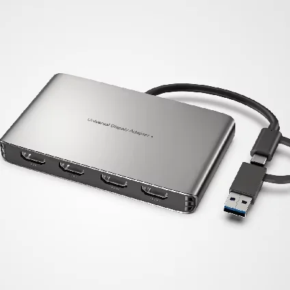

USB-C — USB 3.0 Подключение к компьютеру 4 порта 2.0 4K 60 Гц 1 порт 2,1 4K 144 Гц Адаптер дисплея в режиме Alt