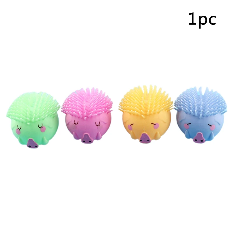 

Inflatable Flashing Soft Wild Boar Decompression Toy Gift with LED for Children Drop shipping