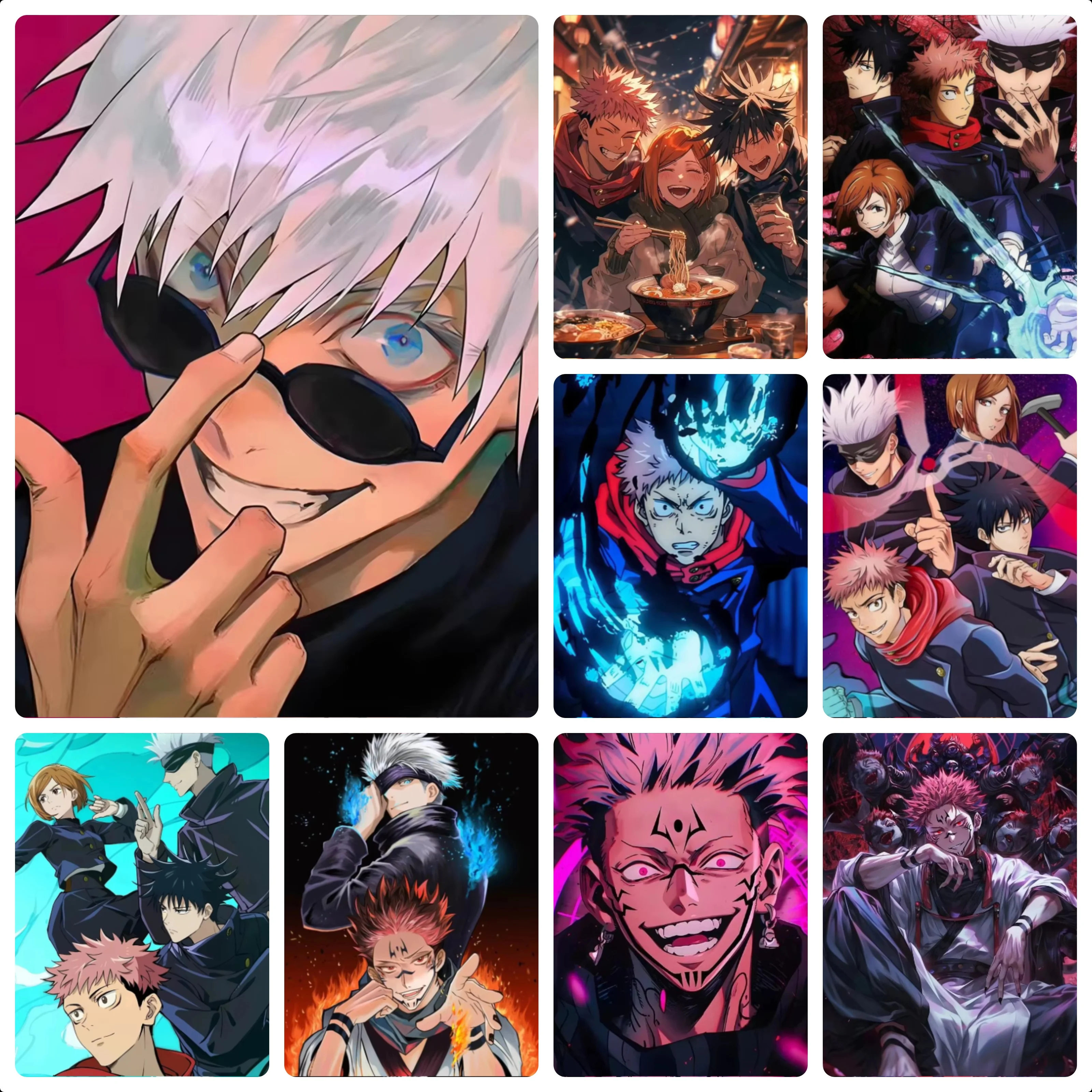 Puzzle 500/1000/1200/2000 Teile Jujutsu Kaisen Anime Visuelles Design Ideal für die persönliche Freizeit und als Sammlerstück