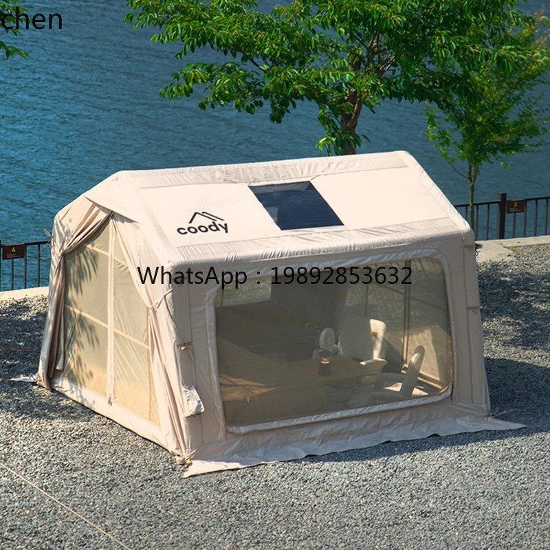 

inflatable tent outdoor camping overnight shading rain protection sun screen seaside beach park tent
