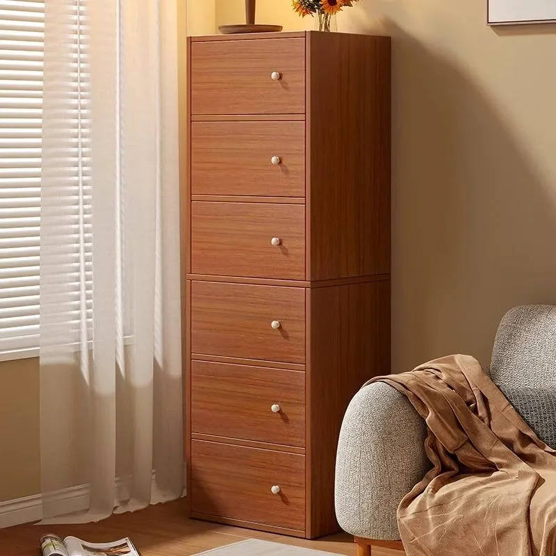 for Chest of Drawers Simple Modern Storage Cabinet Living Room Bedroom Bedside Locker Against the Wall Organizer Furniture