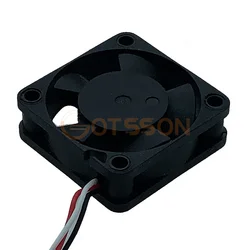 Ventilador de refrigeração de 3 pinos 3010, 2 pcs, 3 pinos, rolamento fluido, placa gráfica, Router Network Box, Micro Cooling Fan Support, Velocimet 5V 12V 24V