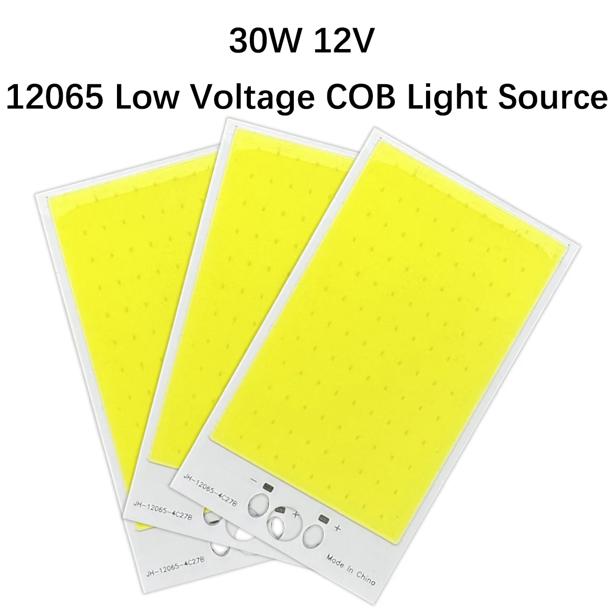 

Square 30W COB LED 12V High Brightness LED Chip Matrix Module Suitable For DIY Car Work And Home COB Chips