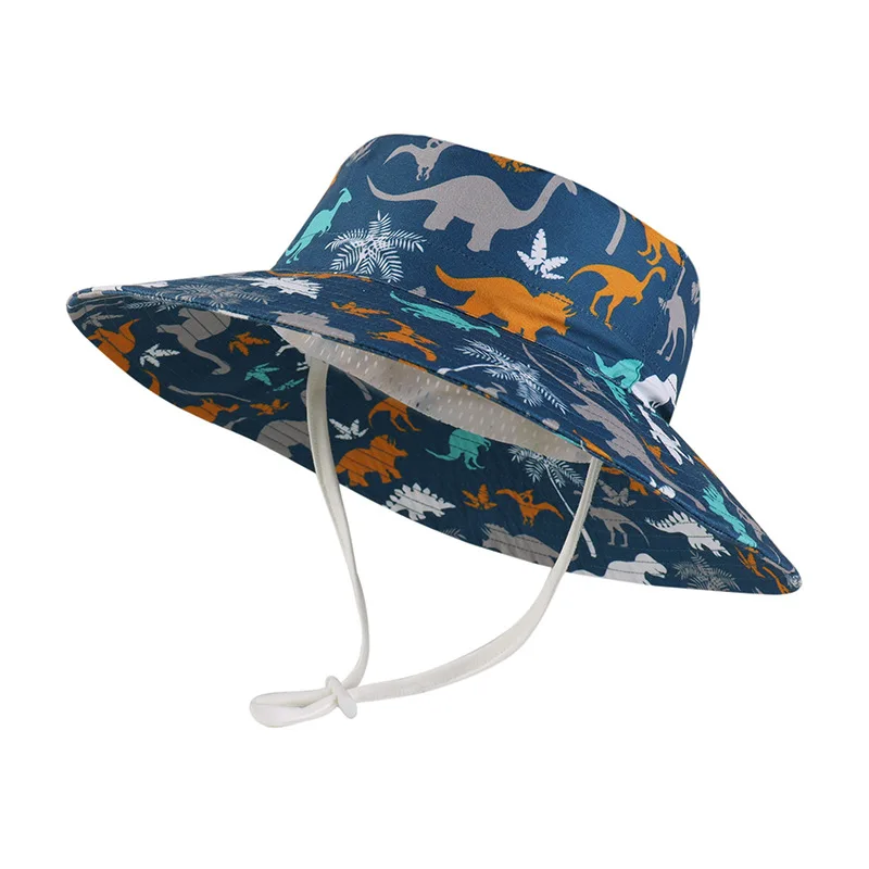 Summer Hat Children Sun Protection Big Brim Cap Beach Accessory For Boy Holiday Outdoor Spring