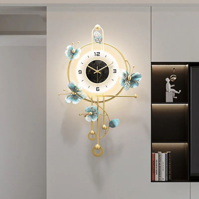 Interior Modern Wall Clocks Aesthetic Silent Fashion Creative Xenomorph Clock Wall Digital Living Room Reloj De Pared Wall Decor