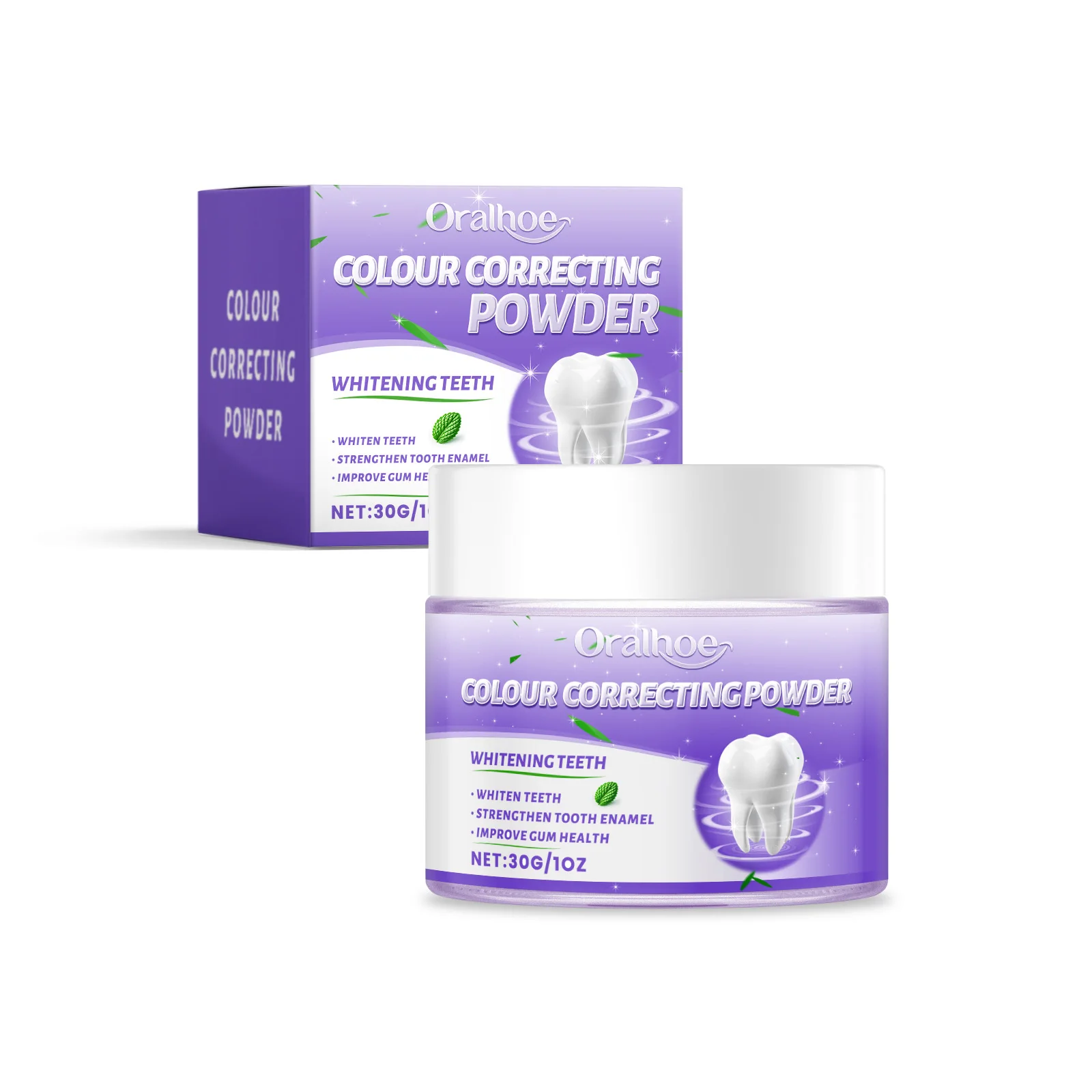 Stain Cleansing Tooth Powder Teeth Whitening Fresh Breath Remove Teeth Yellow Plaque Reduce Oral Odor Brightening Tooth Powder