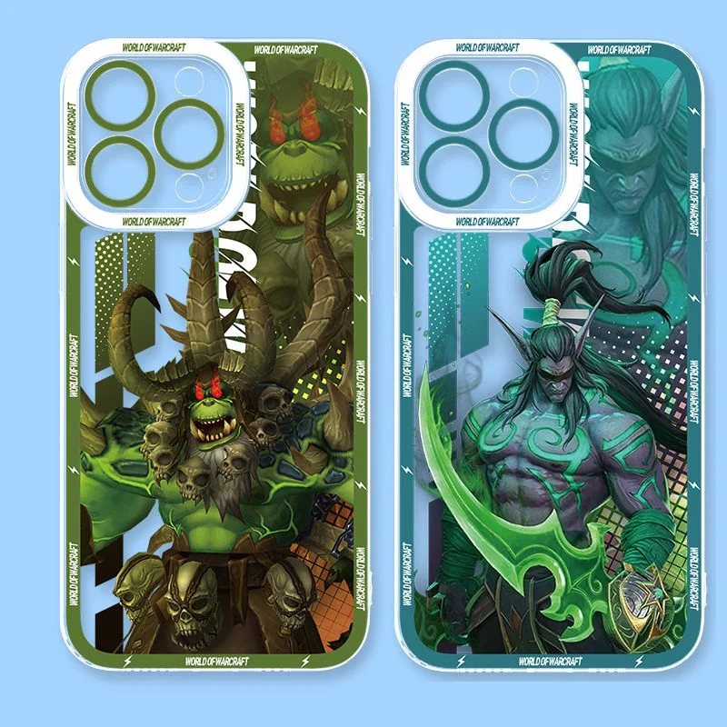 HOT World of Warcraft Adventurers For iPhone Case 16 15 14 13 12 11 Pro XR XS Max 7 8 Plus Phone Shockproof Y2K Cool Cover