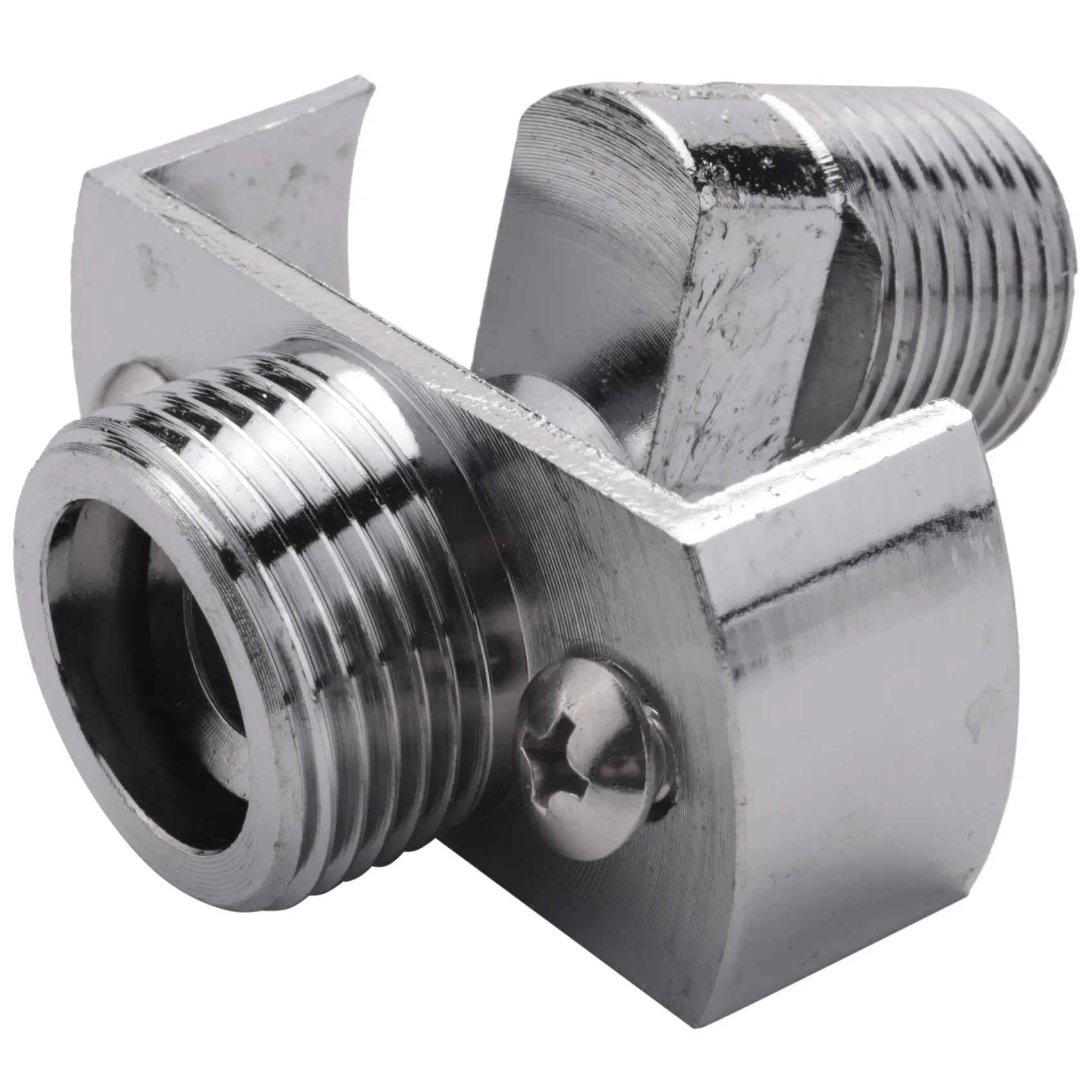 A008 Adjusting The Angle Of Intake Pipe Copper Shower Head Angled Curved Foot Eccentric Screw Corner Faucet Accessor