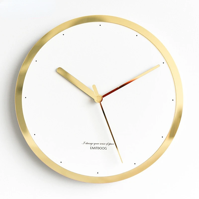 Modern Minimalist Creative Wall Clock Nordic American Bedroom Living Room Decoration Clock Home Personality Wall Clock