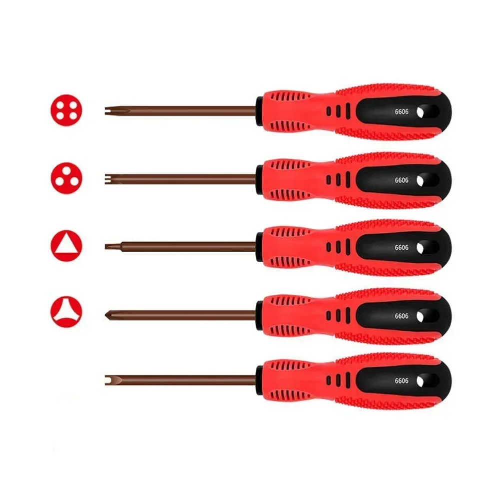 Special Shaped Precision Screwdriver Y U Type Triangle Screwdrivers Repair Hand Tool For Furniture Computer Car Repair