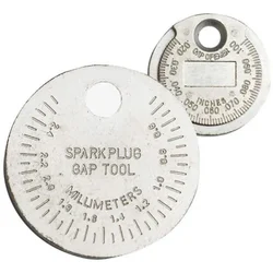 1pcs Ignition Tool Spark Plug Gap Gauge Tools Meter Measuring Coin Type 0.6-2.4mm Range Caliber Measuring Auto Accessories