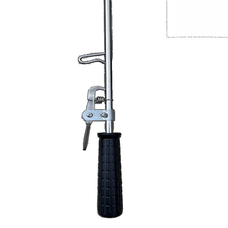 

Thickened harpoon gun, ejection