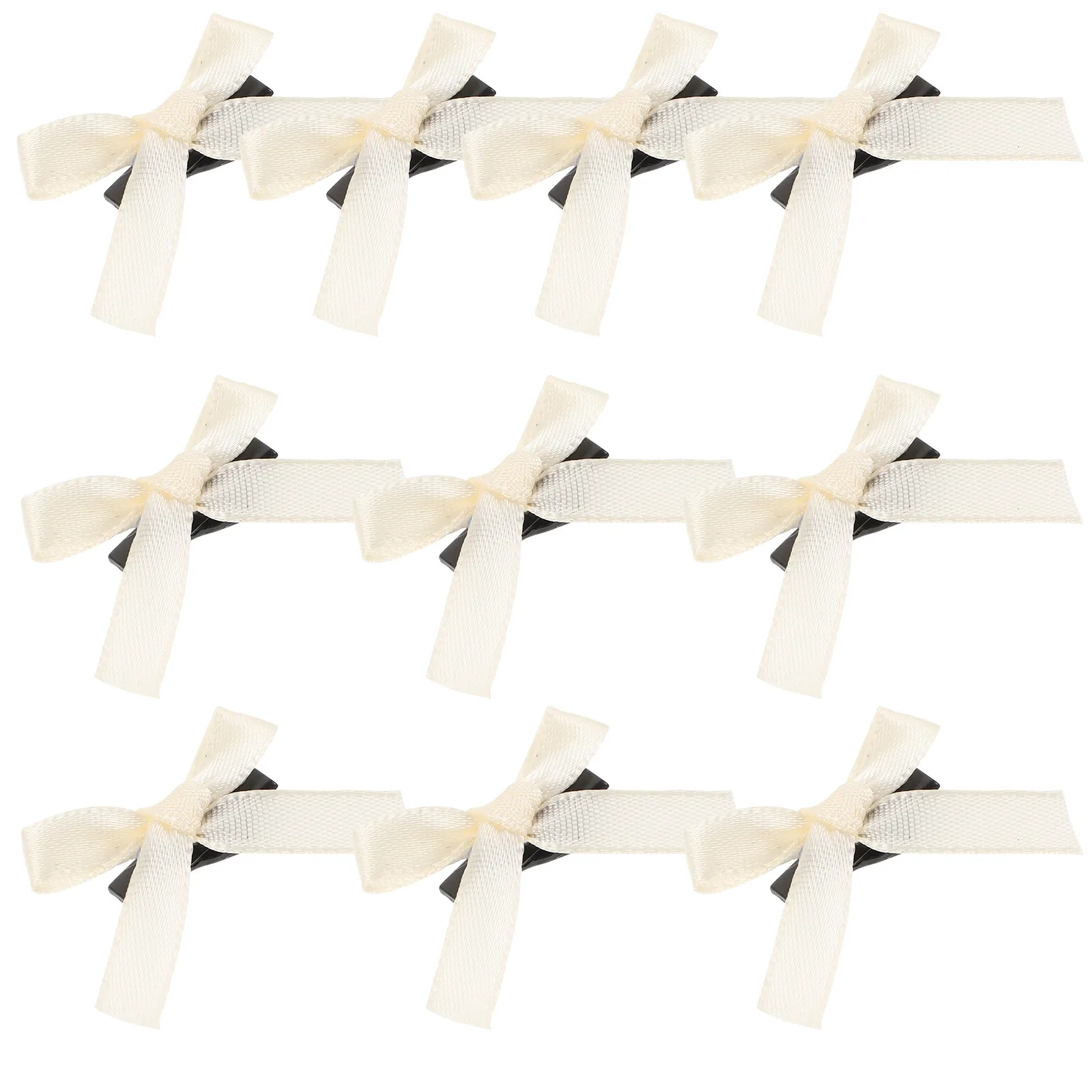 

10 шт. заколок для волос с бантиками, маленькие, милые, стильные, легкие, универсальные заколки-бантики для волос