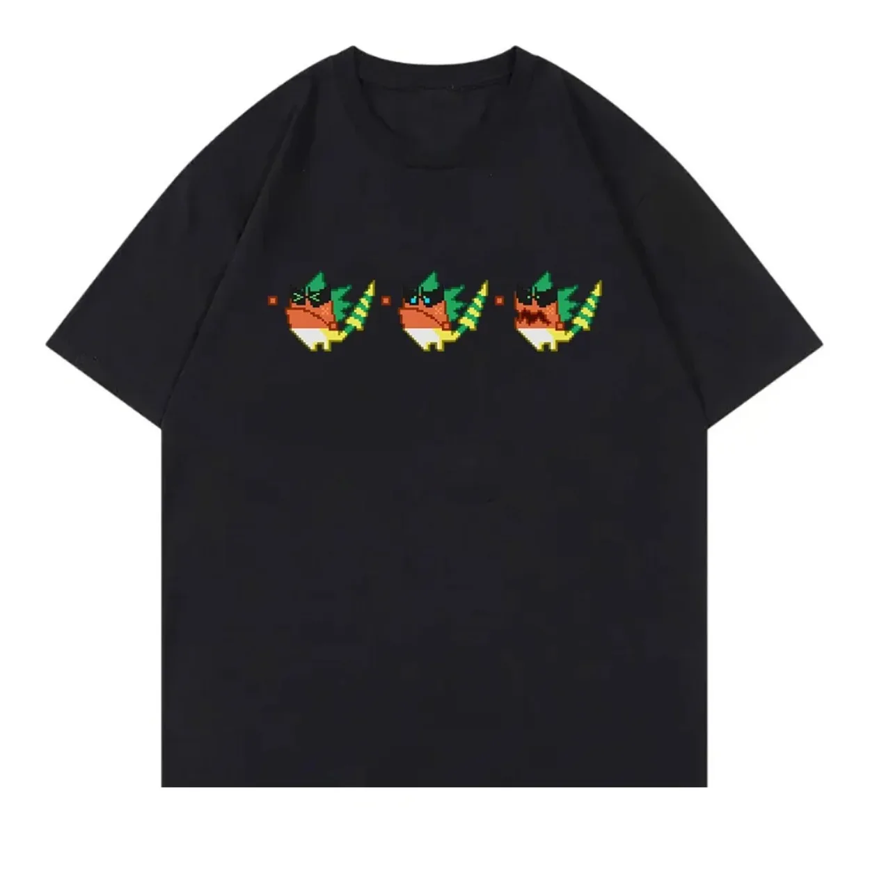 Genshin Impact Kinich Ajaw Print T-shirt Funny Graphic Clothing Harajuku T-Shirt Kawaii Casual Streetwear Female Clothing Tops