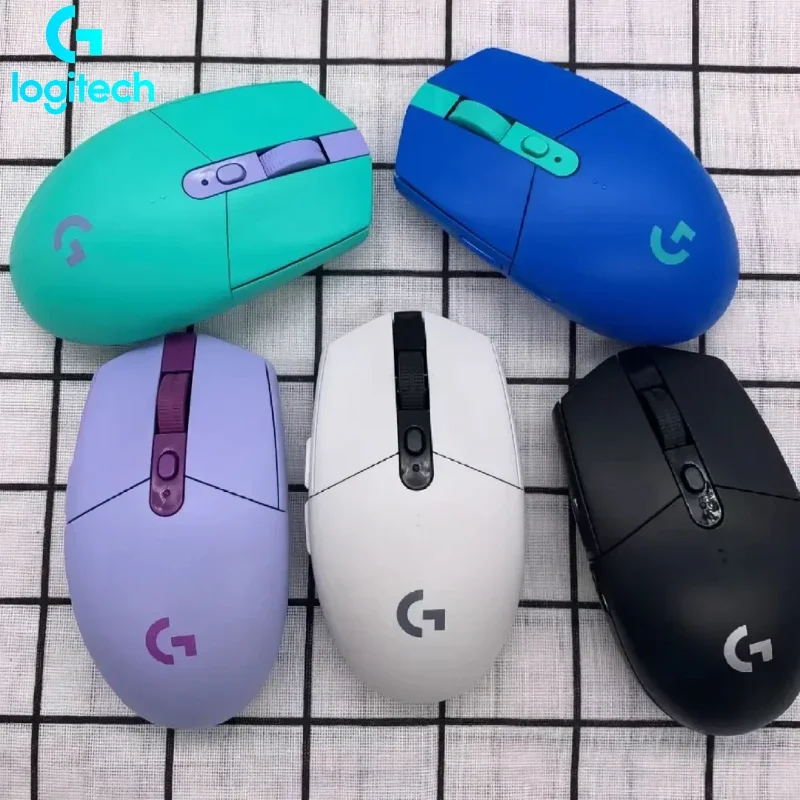 

Logitech G304 Wireless Mouse Gaming Mouse Portable No Latency HERO Sensor 12K DPI, 6 Programmable
