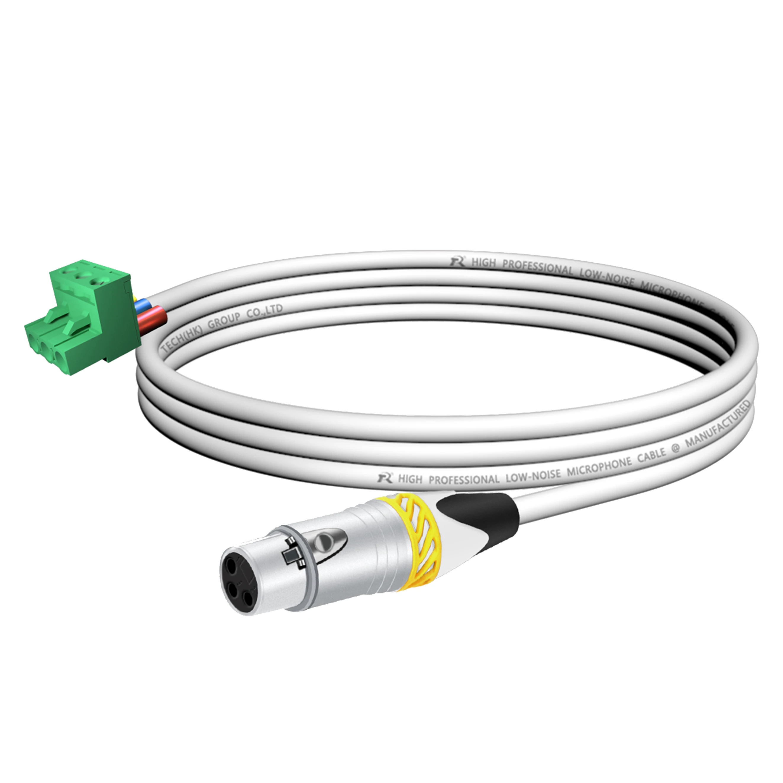 5,08mm 3-Pin Phoenix Terminal zu Direktanschluss 3P XLR-Stecker, Geräuscharmes Abgeschirmtes Mikrofonkabel für Stabile Audiosignalübertragung – Detail 20