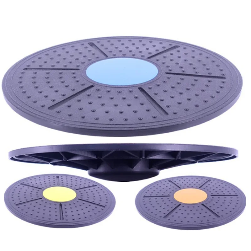 Latest Yoga Balance Board Disc Stability Round Plates Exercise Trainer for Fitness Sports Waist Wriggling Fitness Balance Board