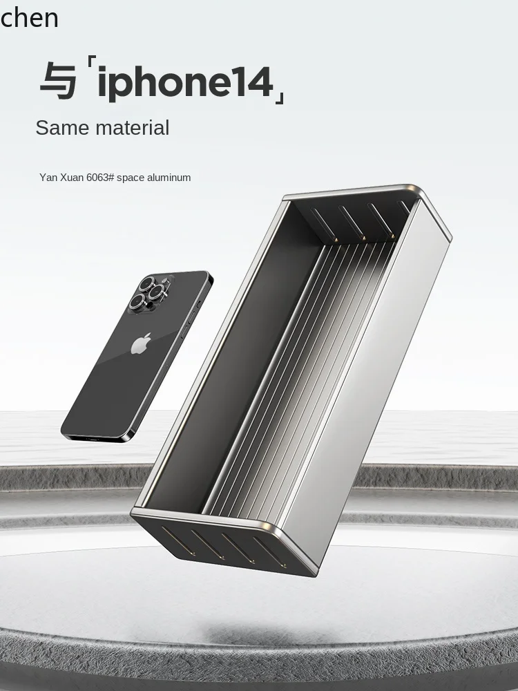 YFY Gun Gray Kitchen Rack Punch-Free Wall-Mounted Knife Holder Seasoning Utensils