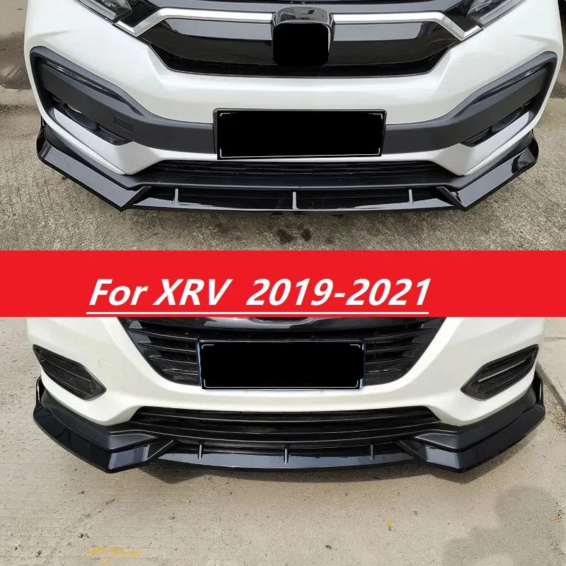 Car front bumper trim front lip For Honda XRV VEZEL  2019-2021