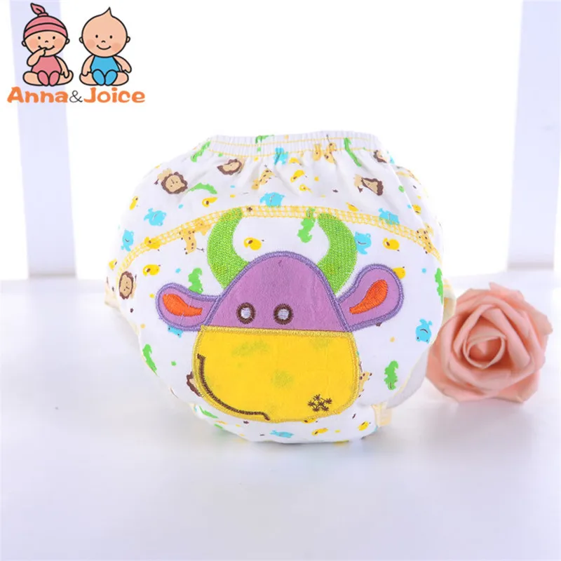 Baby Cotton Learning Pants Diaper Diaper Waterproof Training Pants Breathable Baby Washable Cartoon Training Pants