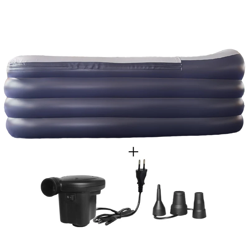 ectangle 82*152*46Cm Portable Inflatable Folding Luxury Bathtub for Adult