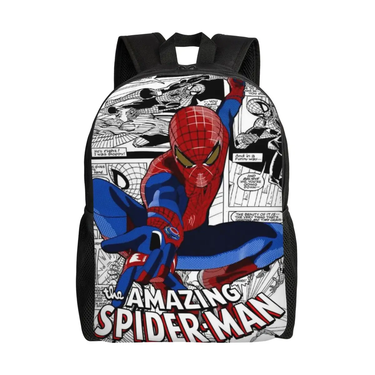 

Marvel Spider-Man Backpack, Women's Oxford Cloth Backpack, Men's School Bag, Travel Backpack, Laptop Backpack