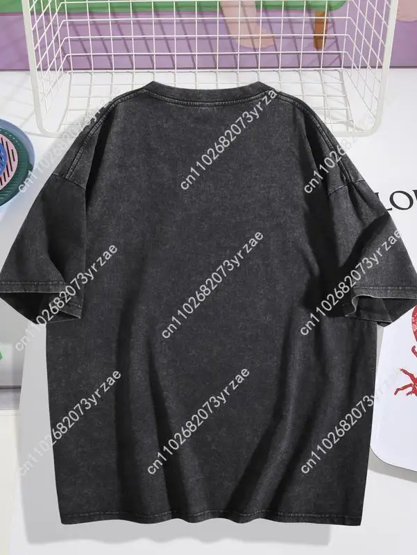 SAINT rétro T-shirt homme femme haute qualité Vintage T-shirt coton manches courtes mode T-shirt doux dessus respirants