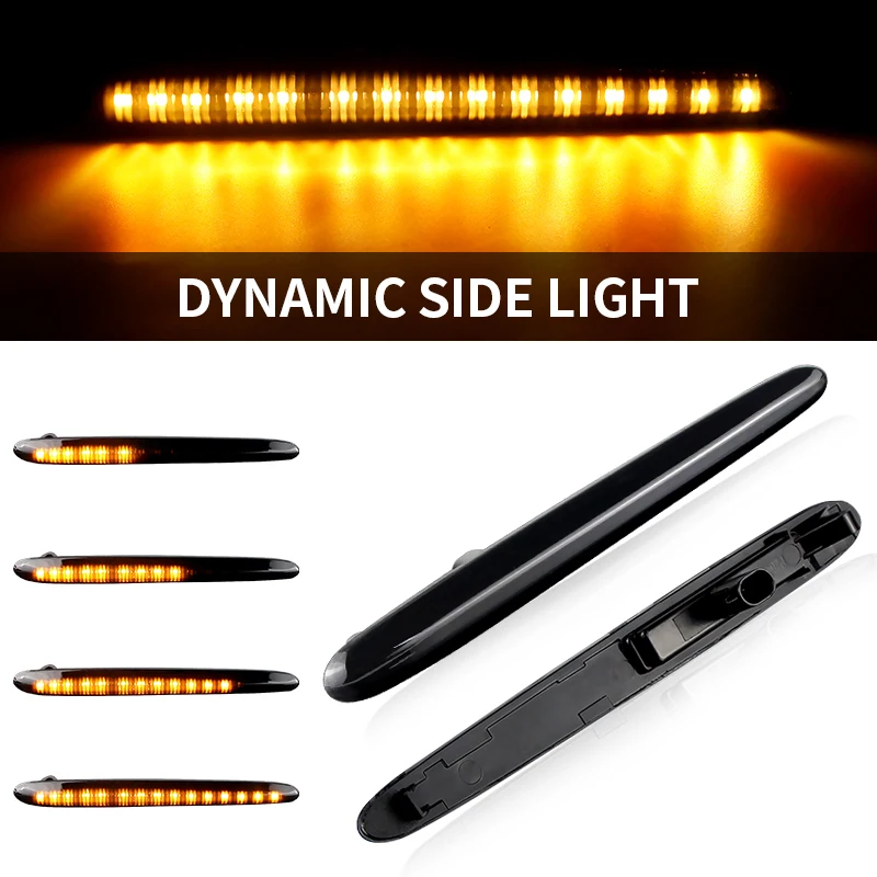

2× for Alfa Romeo Giulietta Typ 940/Giulietta/Giulietta Veloce Ti Sprint -LED Side Marker Light Dynamic Turn Signal Blinker Lamp