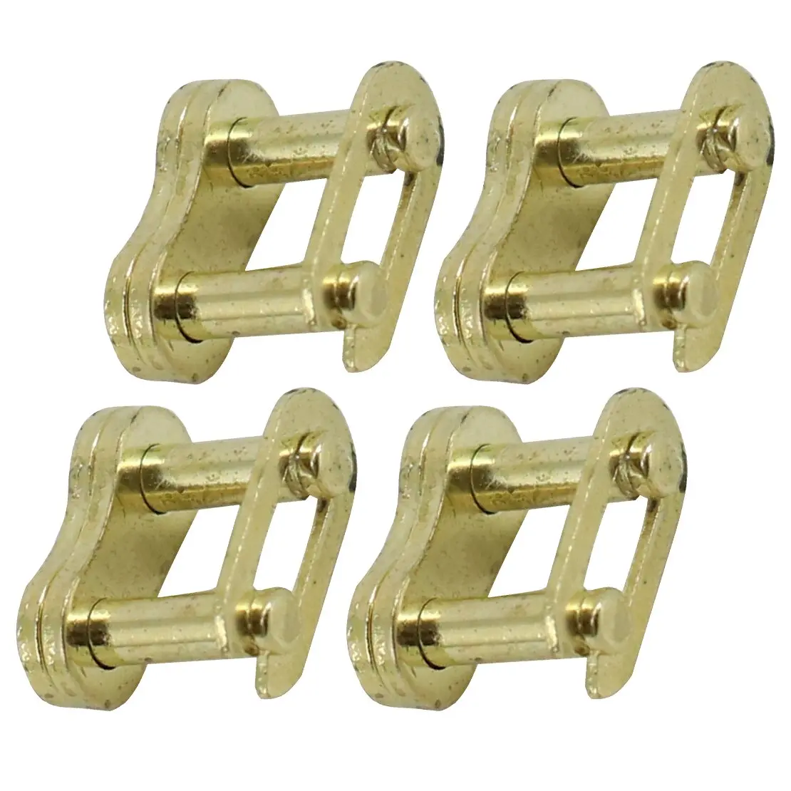 4 Sets Gold 25H Motorcycle Motorbike ATV Dirt Bike Chain Master Link O-Ring Joint Connector Clip