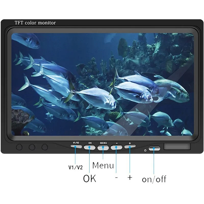 

M13kunderwater Fishing Camera LCD Monitor Fish Finder Waterproof 1000TVL Fishing Camera Infrared Lights For Lake