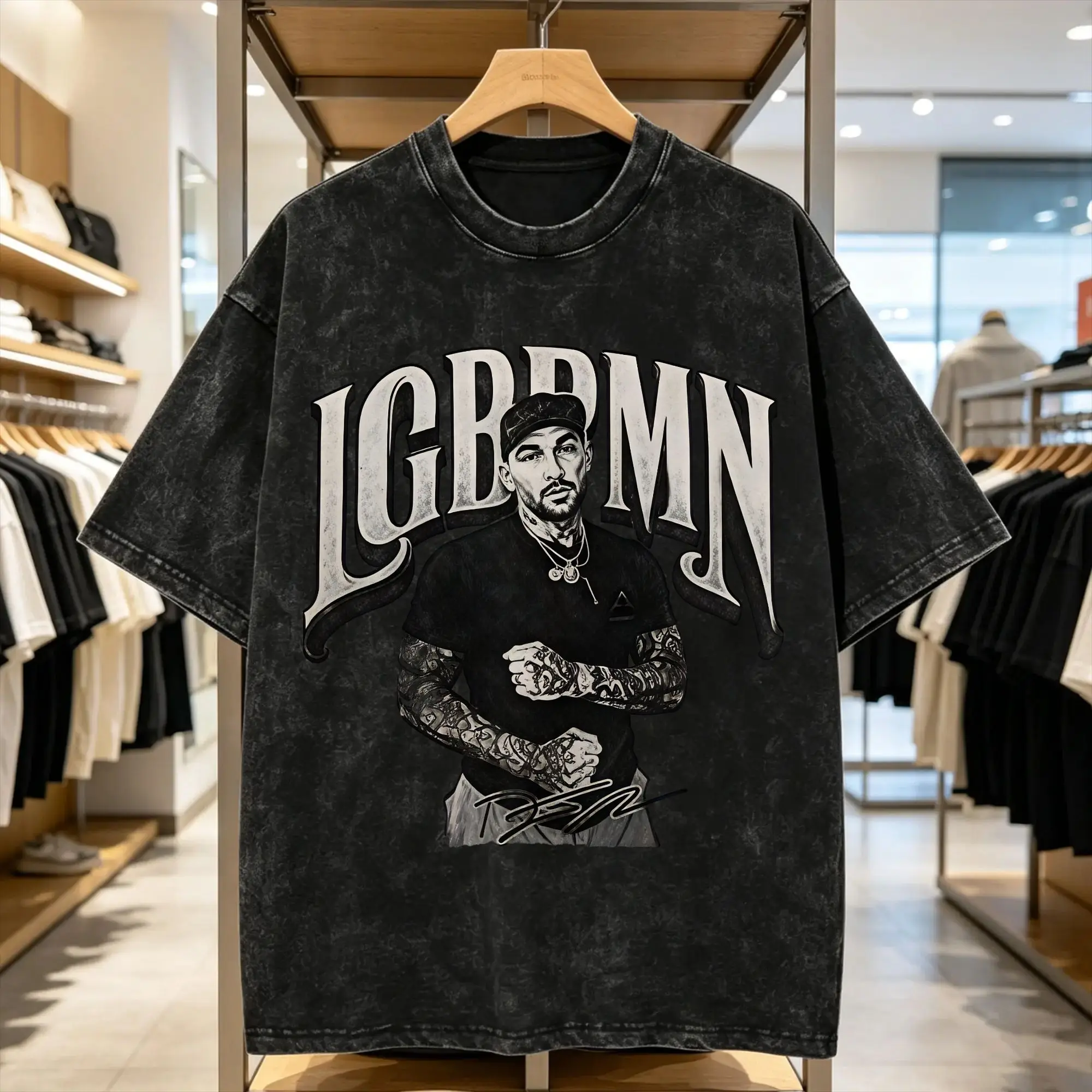 Dustin Poirier  T Shirts Men Cotton Vintage T-Shirt Crew Neck The Diamond Its Gonna Be Bad Tees Short Sleeve Clothing Printed