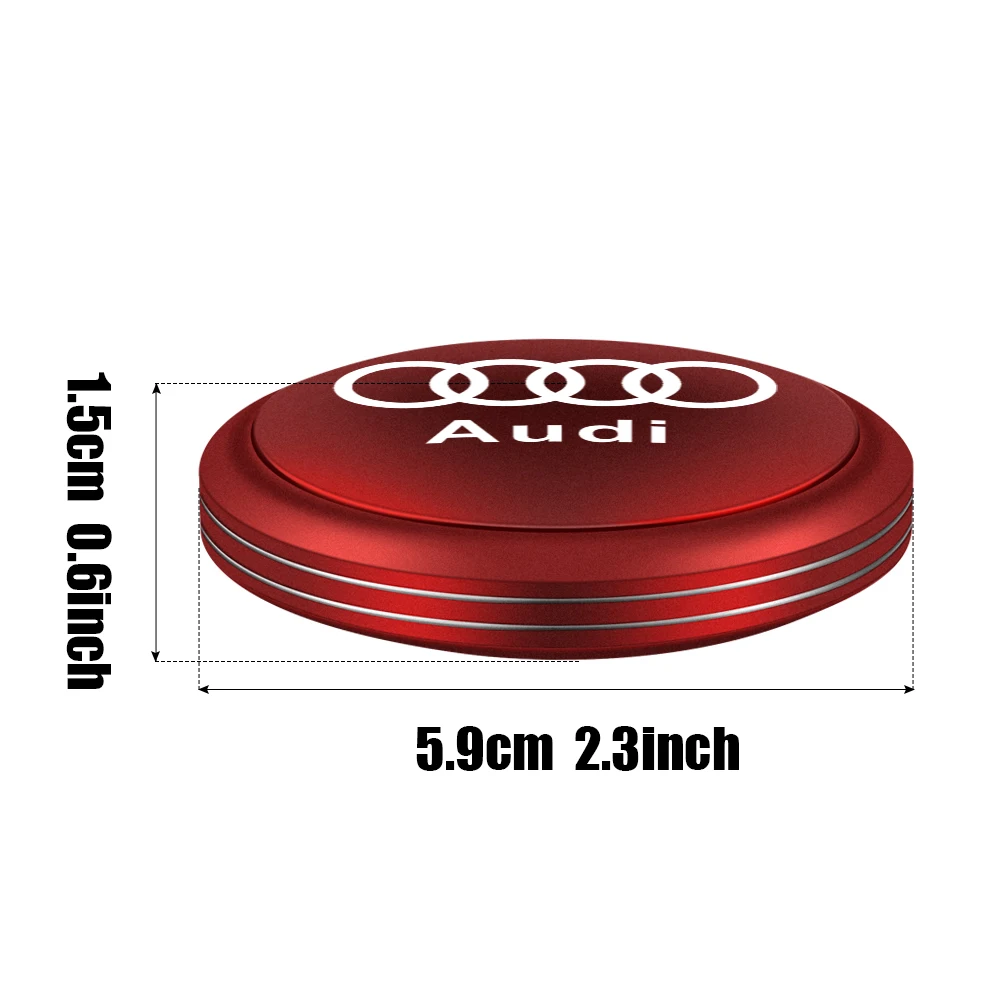 Car Aromatherapy Air Freshener Perfume Car Rotating Open Cover Fragrance For Audi Sline Quattro Q3 Q5 Q7 A1 A2 A3 A4 A5 S3 S5 TT