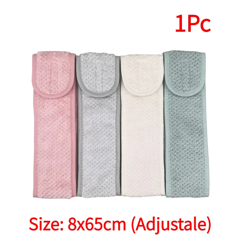 1Pc Adjustable Makeup Headband Soft Face Wash Towel Bath Spa Facial Hairband‘