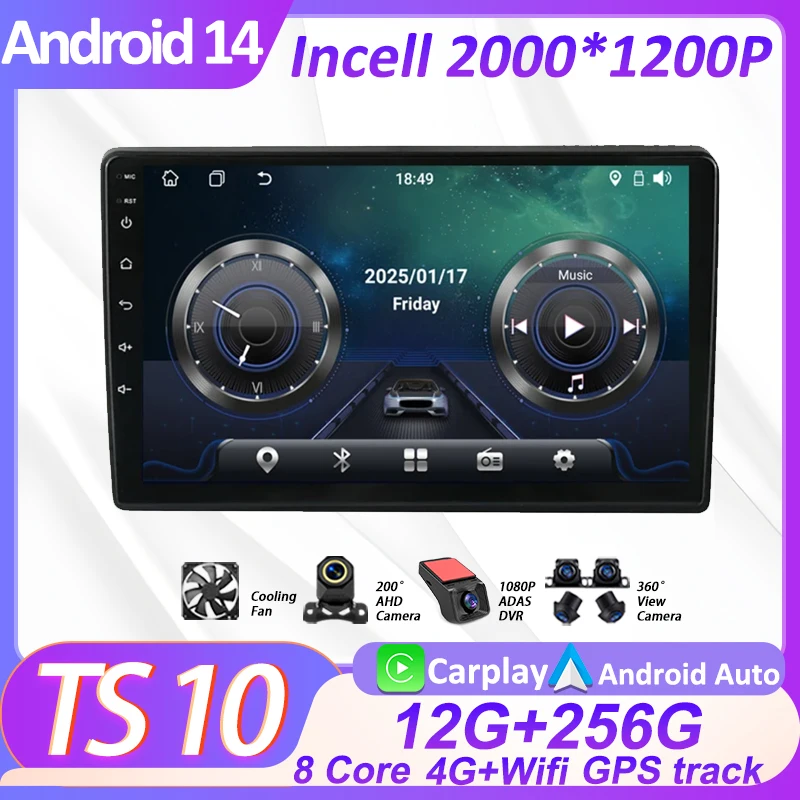 

2 Din Radio Stereo Car Android For Hyundai I40 2012-2016 Autoraido Carplay Auto Screen AutoMotive Multimedia Bluetooth 5G Wifi