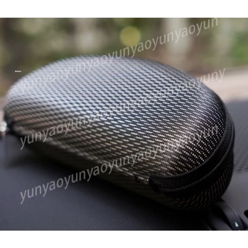 Vintage Zipper Glasses Case Large Capacity Sunglasses Storage Pouch With Convenient Hook Portable Eyewear Holder