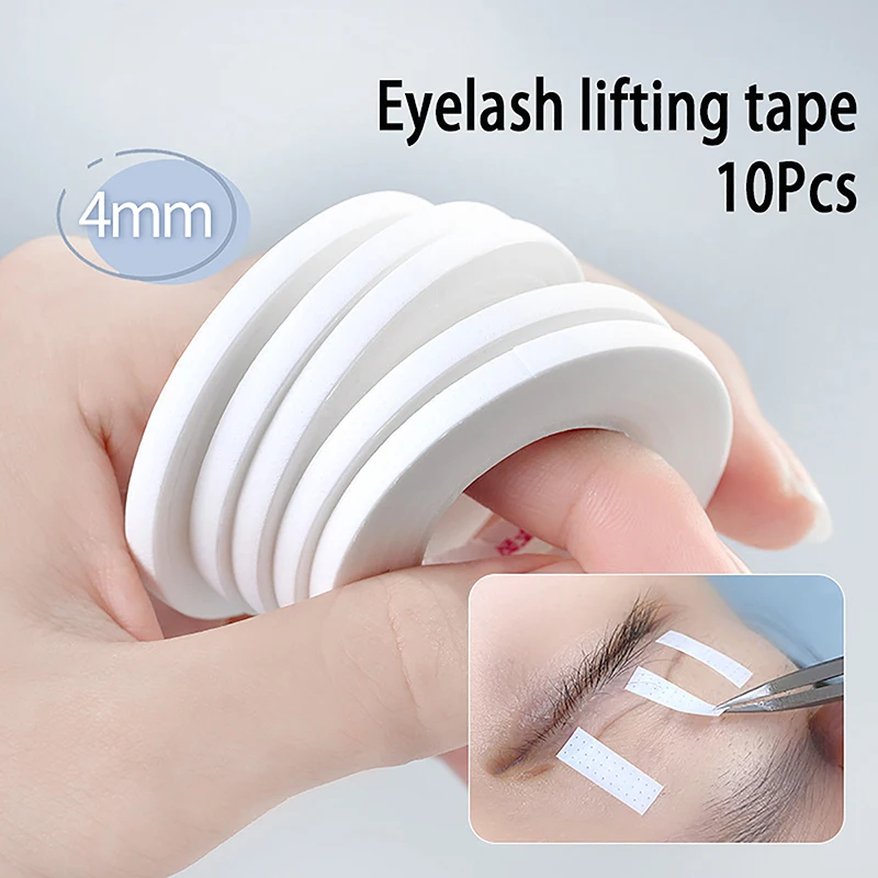 10 Rolls 4mm Professional Micropore Lash Extension Tape Eye Makeup Eyelashes Supplies Accessory Tool