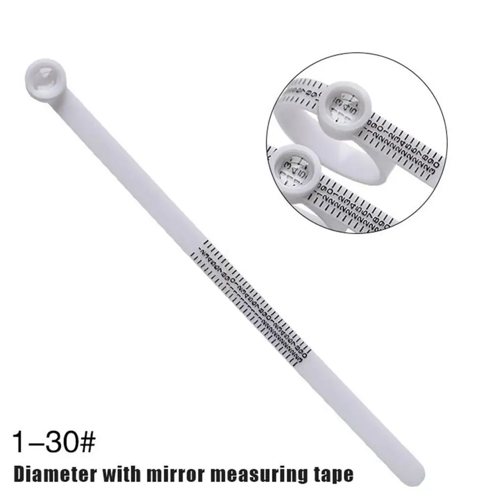 Portable And Convenient Ring Sizer Tape For Accurate Measurements On Go Finger Size Tape Easy To