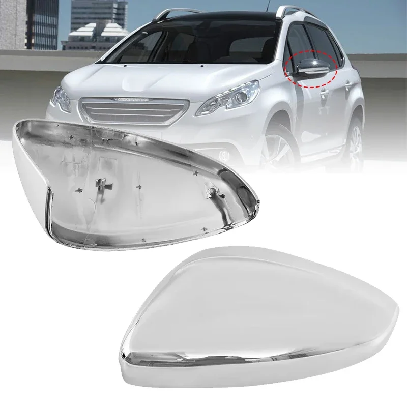 

Крышка зеркала заднего вида слева и справа для Peugeot 208 2008 2012 ~ 2019 Citroen C3 2016 ~ 2020, крышка заднего вида 1607513080