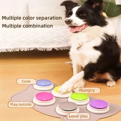 Dog Buttons Pet Voice Recording Button Dog Answering Button Cat Talking Button Dog Speaking Accessories