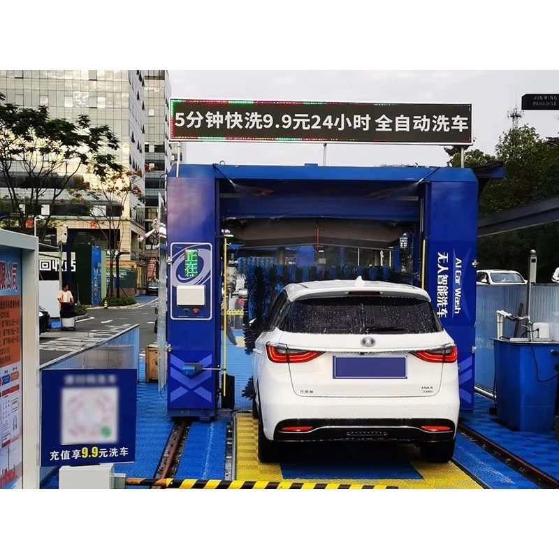 Customized 360 Degree Fully Automatic Rollover Car Wash Machine Bus/Truck Machine Washer With Dryer