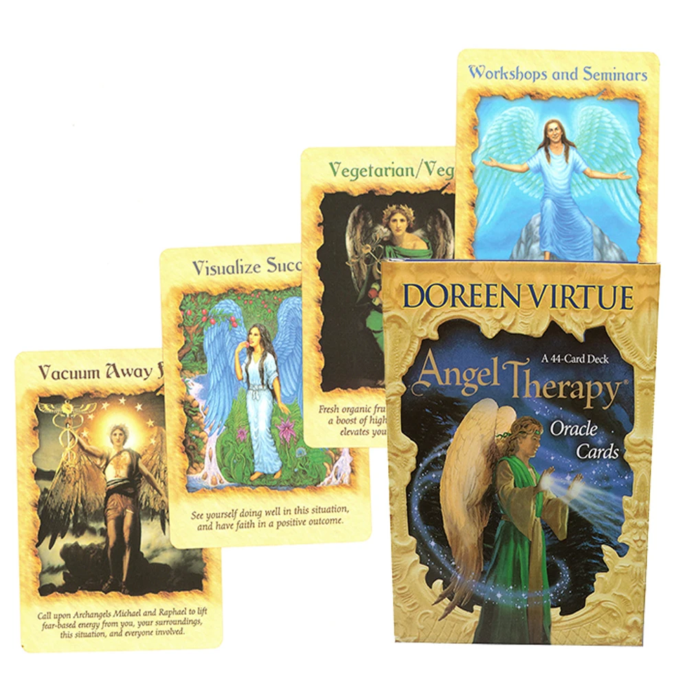 Therapy Tarot Cards for Beginners with Meaning Guidebook Archangel Oracle Cards Doreen Virtue Divination Oracle Decks Tarot Book